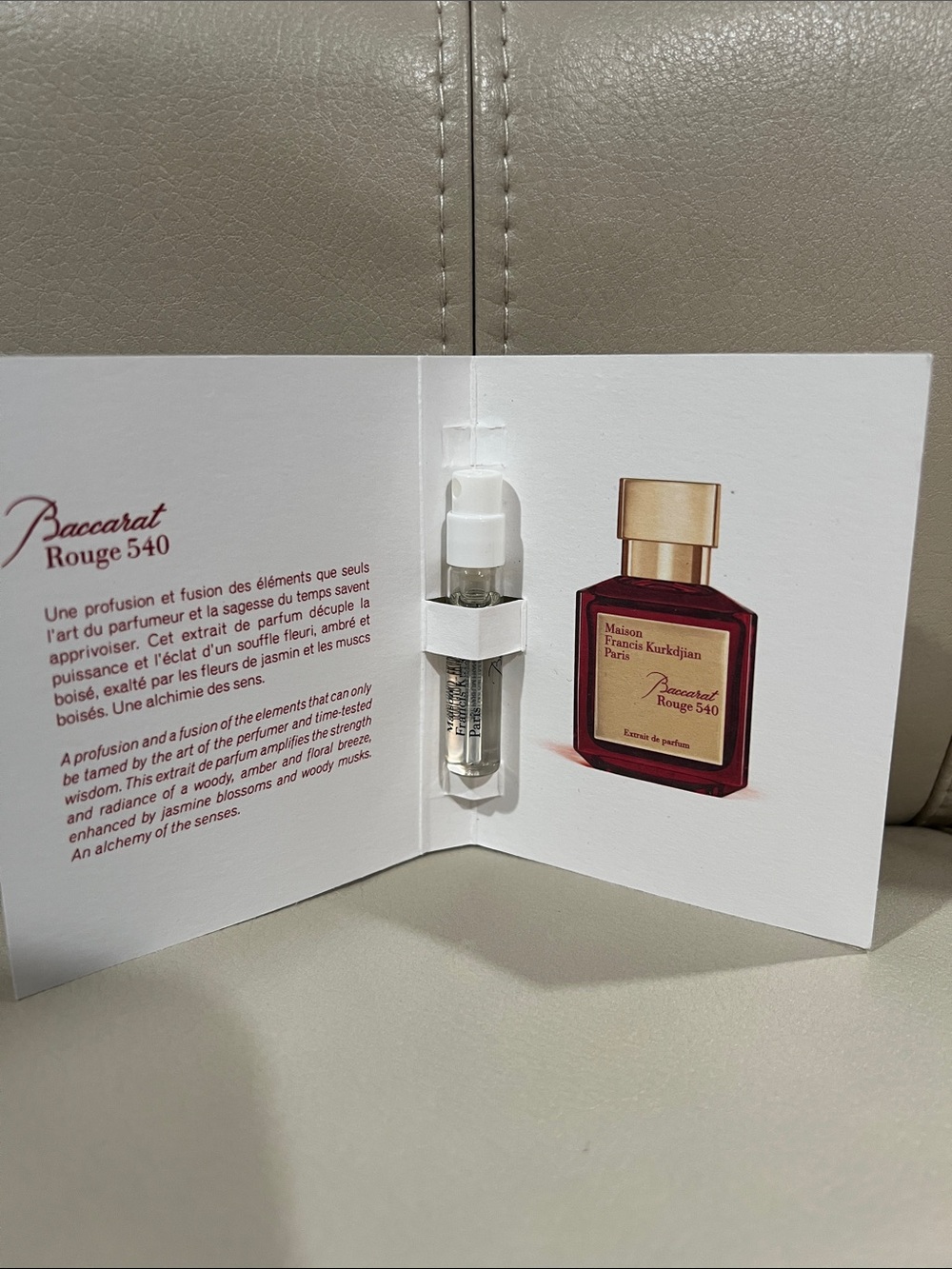 MFK baccarat rouge 540 extrait
